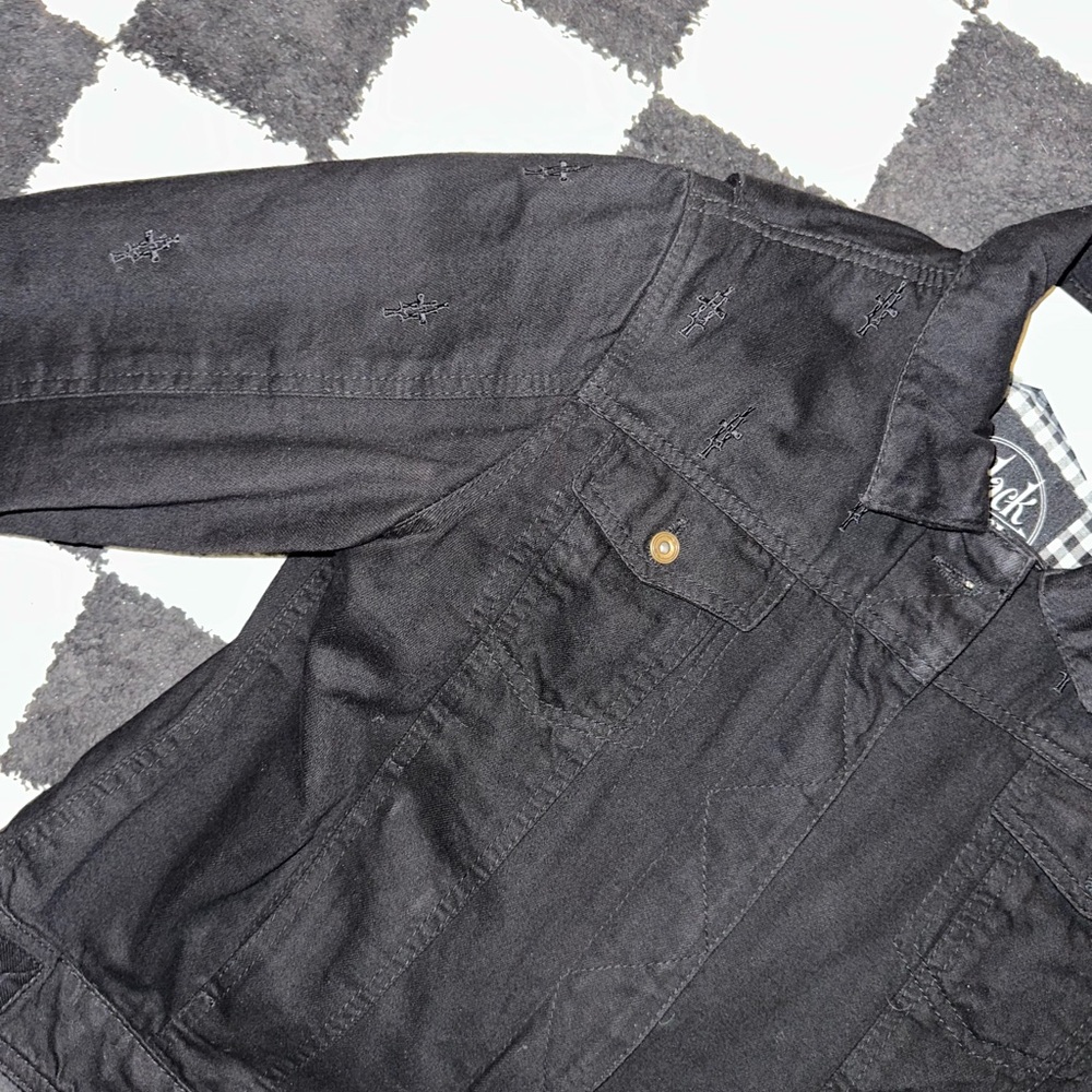 Motorcycle Denim Jacket - Picture 14 of 15